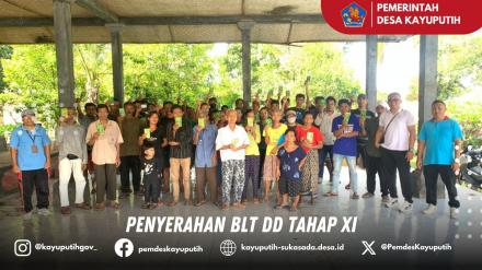 PENYERAHAN BLT DD TAHAP XI